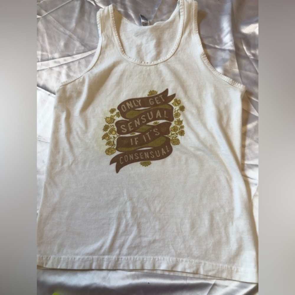 Unisex Statement Tank Size XS from American Apparel